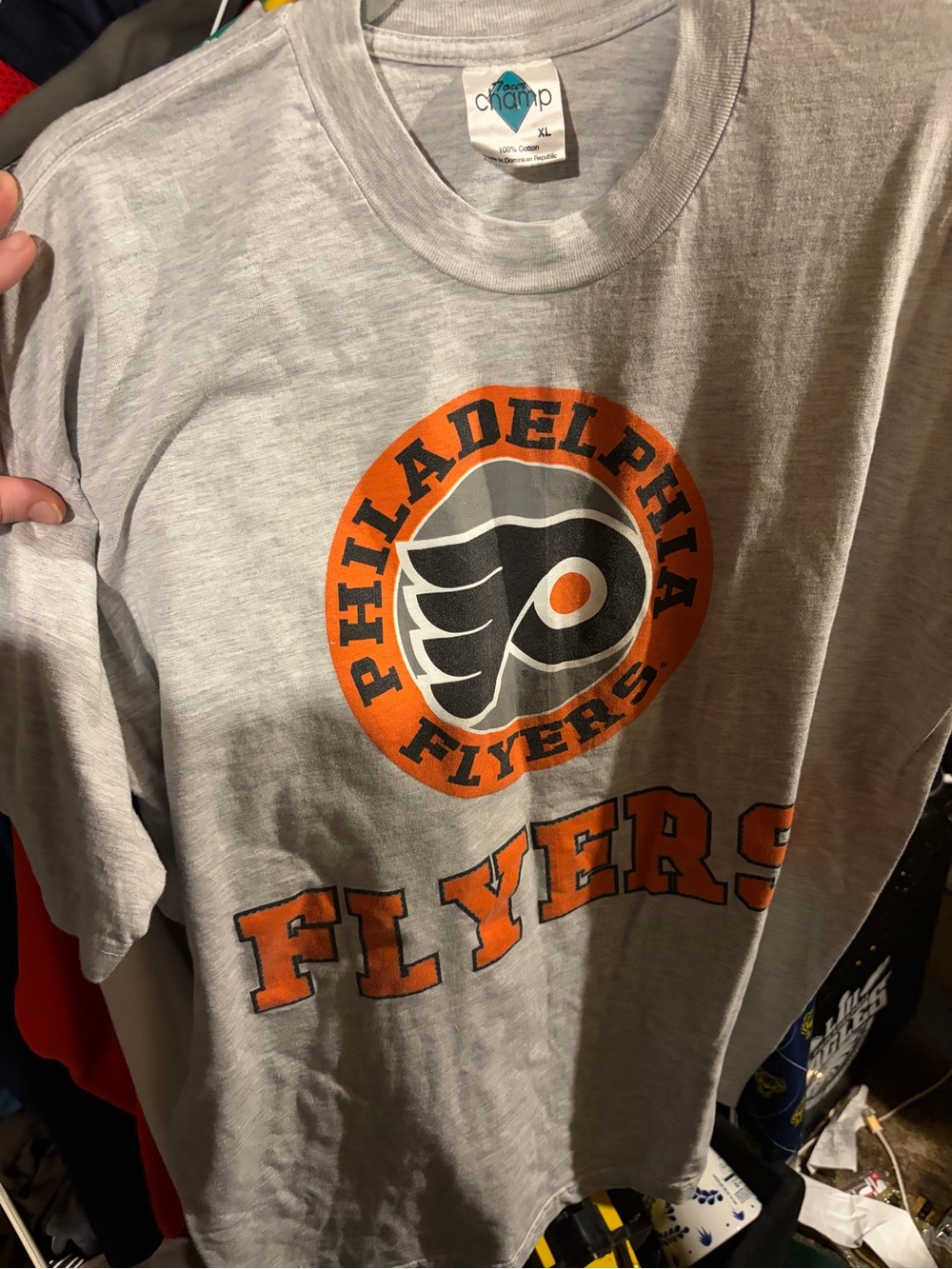 Vintage Philadelphia flyers NHL hockey shirt 90s era tee size xl